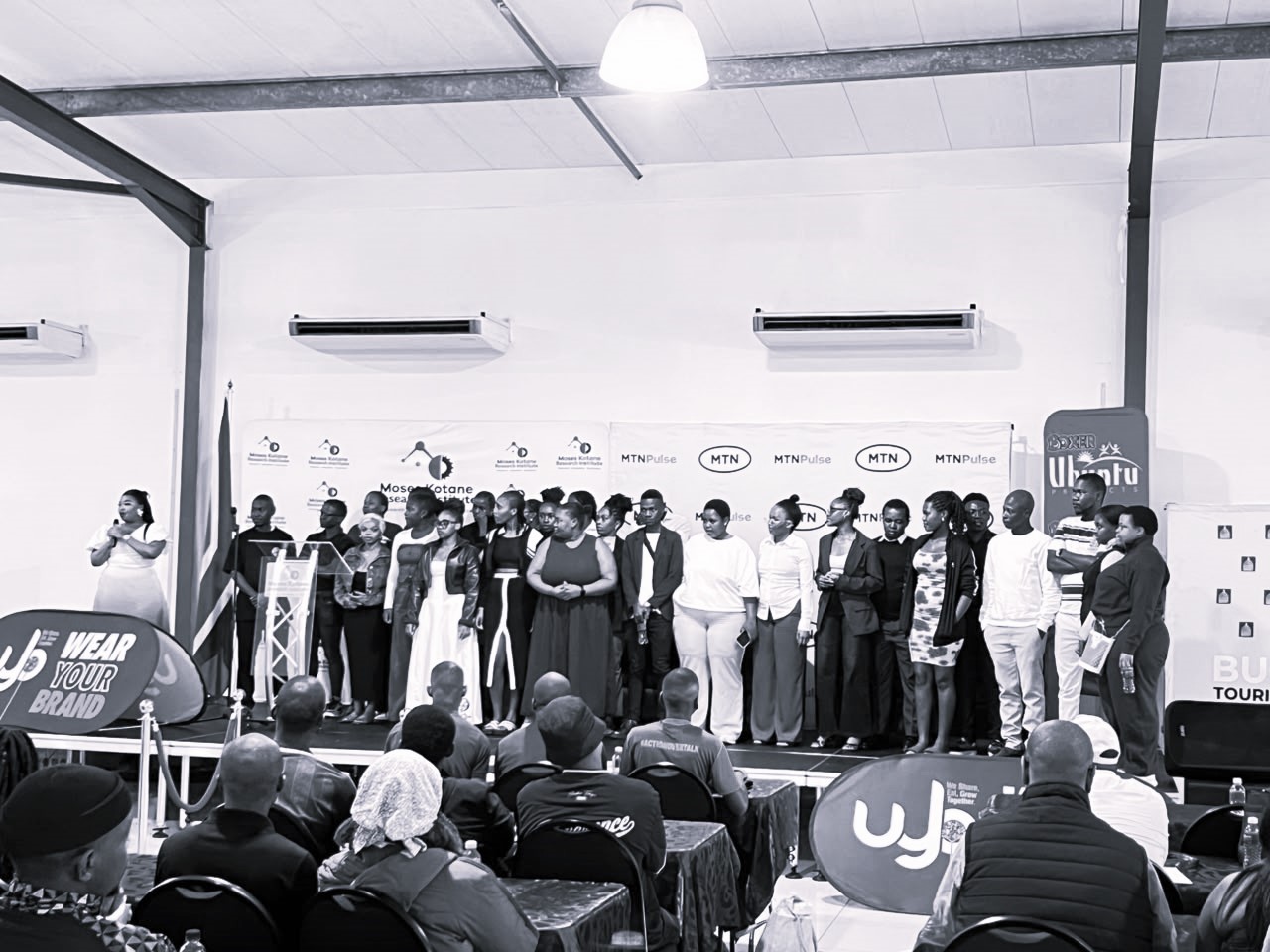 Youth cohort on stage at the Wear Your Brand event
